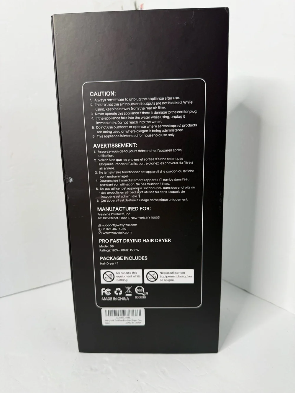 Pink Wavytalk Turblow Pro Fast Drying Blow Dryer